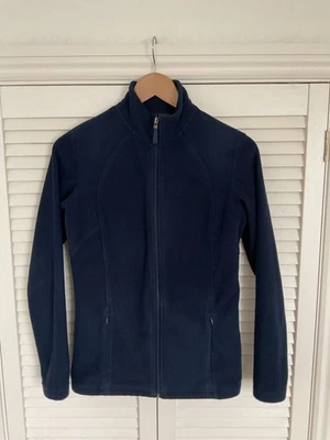 Marks & Spencer Women’s Blue Fleece Full Zip Jacket.  Size 8. - Image 1 of 4