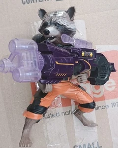 Guardiani della Galassia Big Blastin' Rocket Raccoon 9" Figura Marvel 2014 Funzionante - Foto 1 di 3