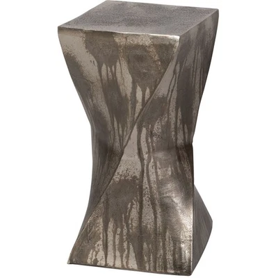 Uttermost 25063 Euphrates 19 X 10 inch Tarnished Silver Accent Table - Image 1 of 4