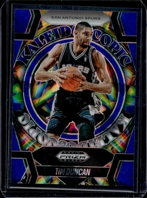 Prizm Black Tim Duncan Caleidoscópico Blue Ice Prizm #104/125 Spurs 2024-25 Foto 1 de 2