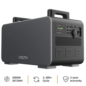 Power Station 3000W 3072Wh Portable Solar Generator Battery Pack Camping Travel - Picture 1 of 24