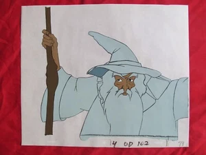THE LORD OF THE RINGS ORIGINAL Cell RALPH BAKSHI ANIMATION CEL Gandalf - Picture 1 of 5