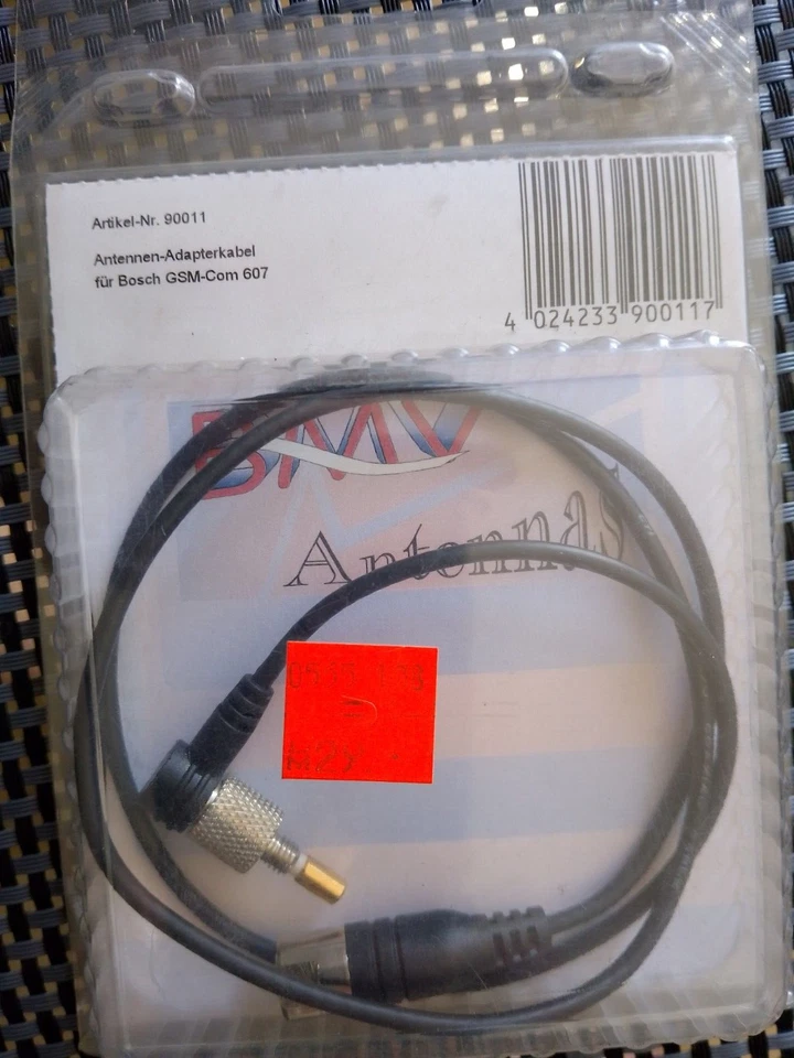 ANTENNEN ADAPTER KABEL für BOSCH GSM COM 607 für historische Handies     K10 - Bild 1 von 1