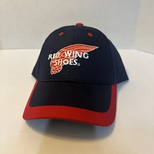Red Wing Zapatos Sombrero Bordado Gorra de Béisbol Sombrero Azul y Rojo - Imagen 1 de 8