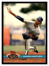 1991 Stadium Club #516 RAMON MARTINEZ Los Angeles Dodgers ~E2H