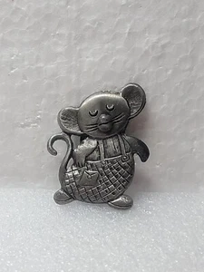 Monos vintage con peltre magnético para mouse nariz en tono plateado - Imagen 1 de 7