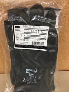 10 Pair North Honeywell B161/11 A Industrial Butyl Gloves Sz 11 Hand Protection - Picture 1 of 2