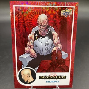 Cubierta superior Marvel Beginnings 2022 volumen 2, serie 1 #147 Kingmaker lámina roja - Imagen 1 de 2