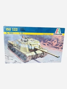 Kit Modelo Tanque ISU 122 Ruso Segunda Guerra Mundial Italeri Escala 1:72 Sellado Armadura De Colección 7043 - Imagen 1 de 7
