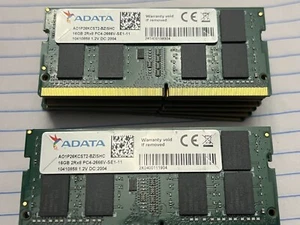 17 x ADATA 16GB 2Rx8 PC4-2666 Laptop Ram SO-DIMM Memory AO1P26KCST2 - Picture 1 of 1
