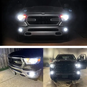 For Dodge RAM 1500 2500 3500 Combo LED Headlight High Low Beam + Fog Light bulbs - Picture 1 of 50