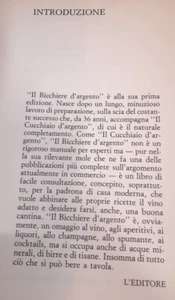IL BICCHIERE D'ARGENTO ed. Domus - CDE 1986 - Imagen 1 de 4