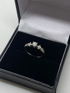 gia certified G color Vs2 18ct White Gold Diamond Ring - Picture 1 of 10