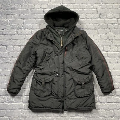 Alpha Industries Jacket Womens L Black Parka Full Zip Coat Wind Resistant - Image 1 of 4