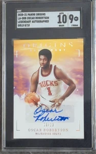 2020 NBA Panini Origins Legendary Auto Gold /10 Oscar Robertson #LA-ORB Auto HOF - Picture 1 of 3