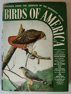 1936 BIRDS OF AMERICA 3 volumes in 1 Louis Fuertes Color Plates HC DJ Doubleday - Imagen 1 de 10