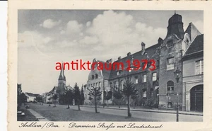 Foto AK Anklam Pommern Demminer Straße und Landratsamt Nr. 290 - Bild 1 von 2