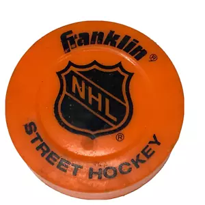 Franklin NHL Street Hockey Puck High Visibility Orange National Hockey League - Picture 1 of 5