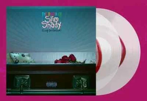 Eminem The Death of Slim Shady Coup de Grâce 2LP Limited Blood Stain Clear Vinyl - Picture 1 of 17