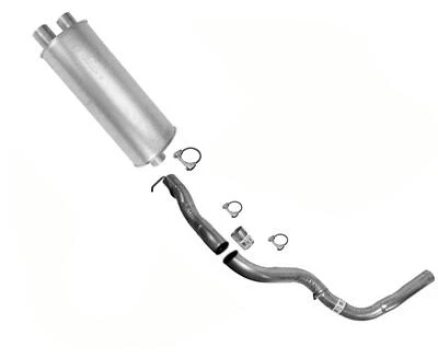 Weld on Rear Muffler and Tail Pipe For 1996-00 3500 GMC Pick Up Over 8500LB GVW - Image 1 of 4