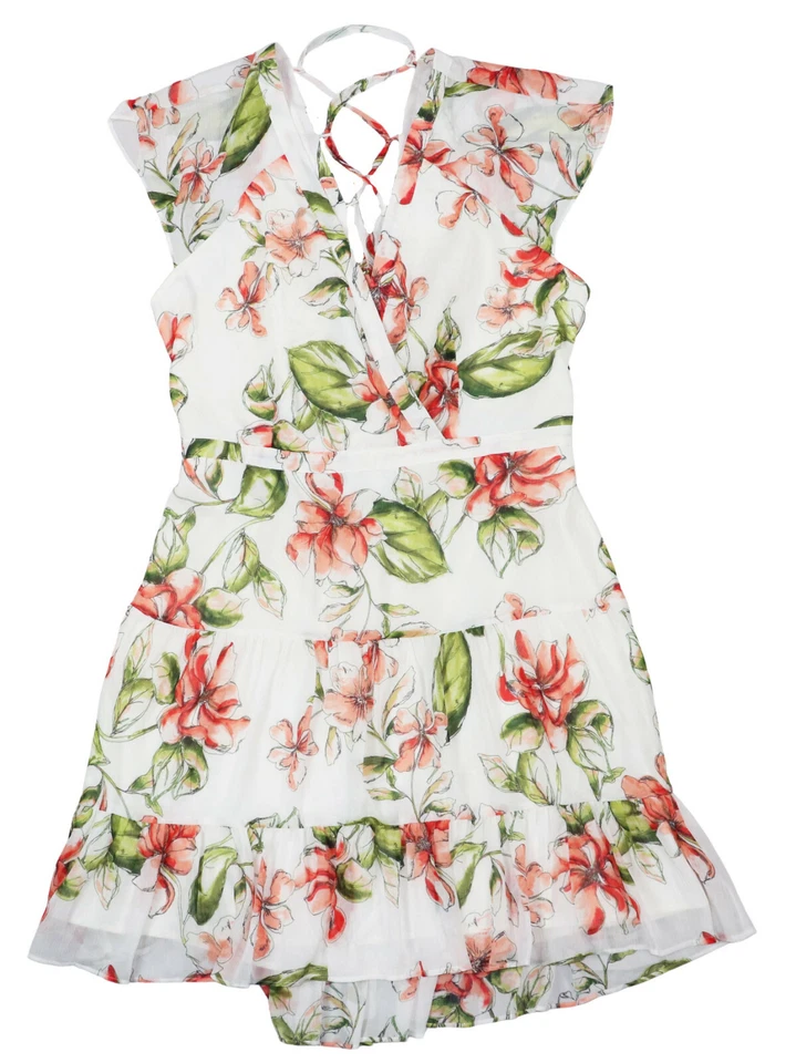 Vestido para mujer Guess Azalea estampado floral colección Iola mini largo cuello en V nuevo con etiquetas Foto 1 de 1