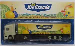 Grell Ho 1/87 Camion Rimorchio MB Actros Succo Da Frutta Rio Grande Box - Foto 1 di 4