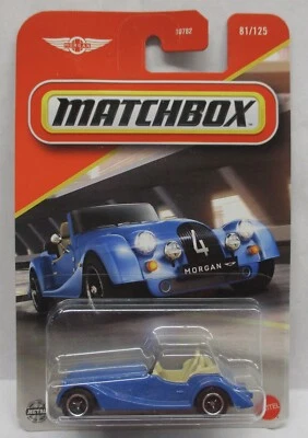 2025 MATCHBOX * F CASE * MORGAN PLUS FOUR BLUE  81/125  - Image 1 of 2