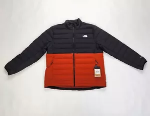The North Face Belleview Stretch Down Puffer Jacket Mens XXL Black Rusted Bronze - Picture 1 of 6