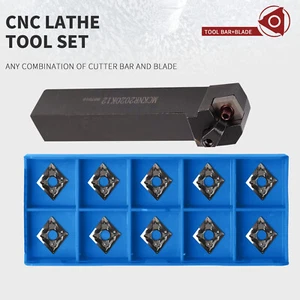 MCKNR 2020K12 20mm CNC Lathe External Turning Tool Holder + 10Pcs CNMG120404-HA - Picture 1 of 2