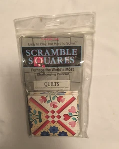 B. Dazzle 1994 Scramble Squares 9 Piezas Edredones Desafiante Difícil Puzzle - Imagen 1 de 4