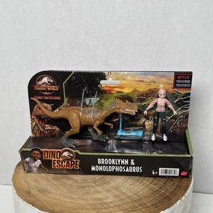 Jurassic World Camp Cretaceous Brooklyn & Monolophosaurus Dino Escape Pack - Picture 1 of 9