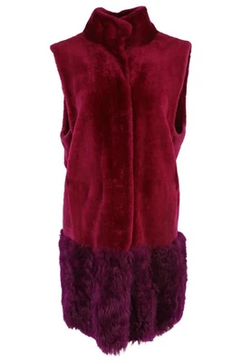 CHALECO DE PIEL DE OVEJA ROSA DROME Foto 1 de 4