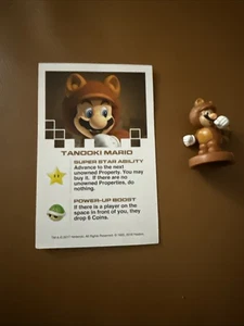Tanooki Mario Super Mario Monopoly Gamer Power Pack Game Piece Figure & Card - Picture 1 of 2