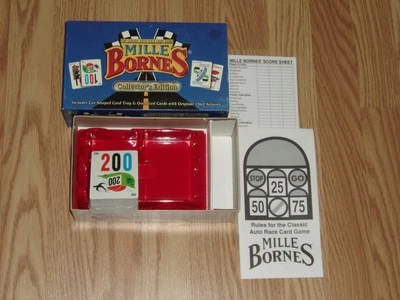 1999 Mille Bornes Classic Auto Race Card Game Collector's Edition Cards Sealed - Image 1 of 3
