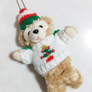 Tokyo Disney Sea Duffy's Christmas 2007 Duffy Plush Badge Keychain Very Good - Picture 1 of 4