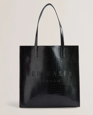 Ted Baker CROCCON Large Croc Texture Icon Tote shopper bag genuine NEW