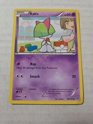 Ralts 68/162 LP BREAKthrough English Pokemon Card TCG - Pokemon TCG 🔥  - Image 1 of 2