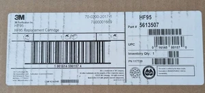 3M High Flow Series Replacement Cartridge HF95 - 5613507 - PN 117720 NEW - Picture 1 of 1