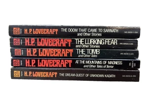 H.P. Lovecraft Paperback Lot (5) Del Rey Horror VGC! - Picture 1 of 1