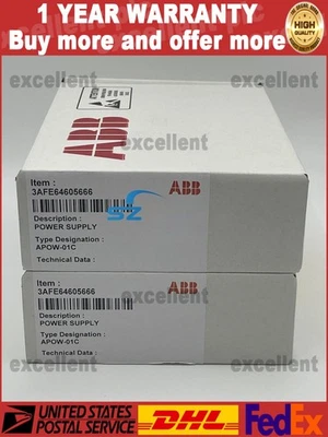 ABB APOW-01C ABB Power Supply Board Drive New in box AP0W-01C 1PCS US Free TAX - Image 1 of 2