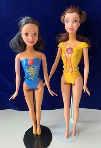 Mattel Disney 'Bath time' dolls -Snow White & Belle TLC - Picture 1 of 4