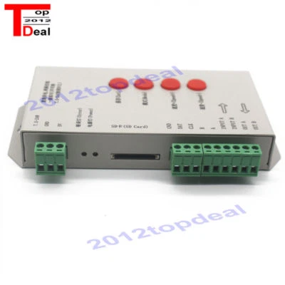 T1000S 128M SD Card LED Controller Pixel ,DC5~24V,for WS2811 WS2812 2048 strip - Image 1 of 4