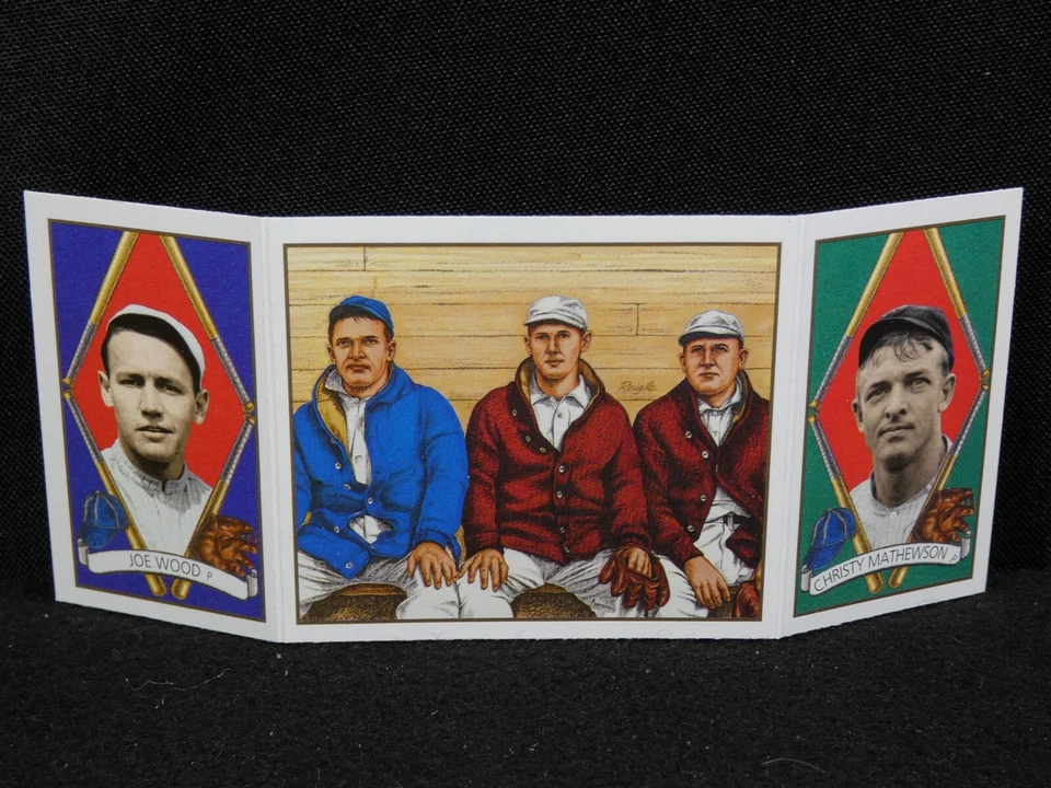 1993 Upper Deck BAT Triple Folder Card #155 30 Game Winners Christy Mattewson - Image 1 of 1