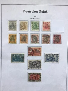Germany 1902-04 Used Deutsches Reich Definitives No Watermark - Picture 1 of 1