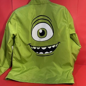 NEFF Disney Monsters Inc Mike Wazowski Wind Jacket. Button Up. Size Large - Picture 1 of 6