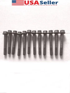 12Pcs Bolts Manifold 3043647 For Cummins N855 NTC NH BC 3031124 3017745 - Picture 1 of 5