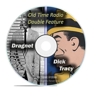 Dragnet, Dick Tracy, 443 Shows, ALL Known Episodes, Old Time Radio, OTR, DVD F61 - Picture 1 of 1