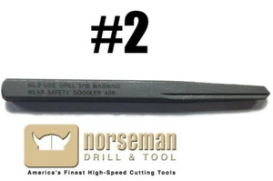 Norseman / Viking 70770 #2 Flat Square Easy Out Screw Extractor E2 (QTY. 1) - Picture 1 of 4