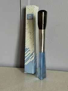New Old Stock Rare 89 Vintage Avon Powder Brush with Blue Handle NIB Set of 2 - Picture 1 of 4