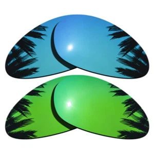 Lentes de repuesto polarizadas azul hielo espejadas y verdes para Oakley Minute 2.0 - Imagen 1 de 4